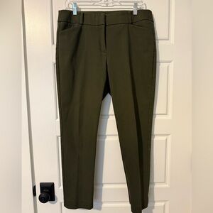 LOFT// Olive Green Trousers